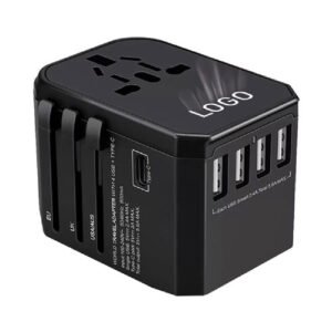 Light Up Logo Universal Travel Adapter