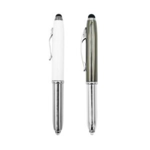 3 in 1 Metal Pens with Stylus and Light