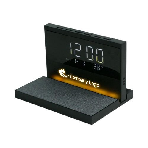 Alarm Clock 15W Wireless Charger & Night Light