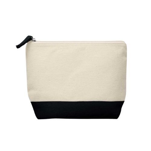 Cotton Canvas Zipper Pouch