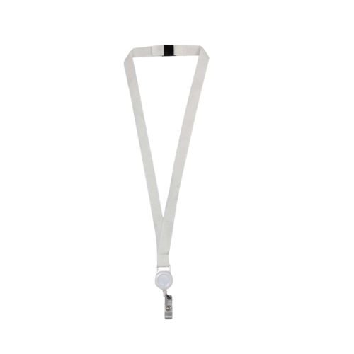 Lanyard with Reel Badge and Safety Lock