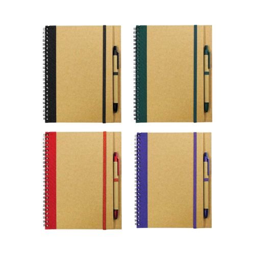 Recycled Notebook with Pen