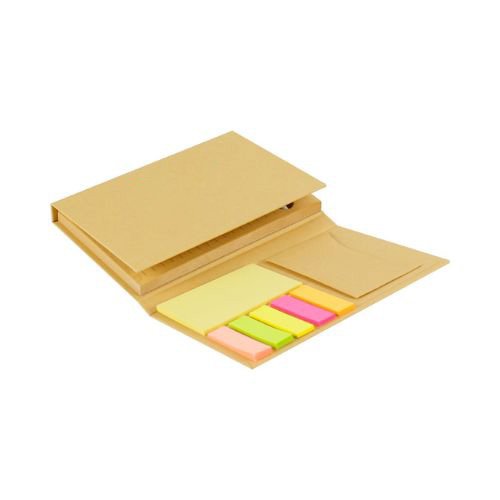 Tri-Fold Notepad with Sticky Notes