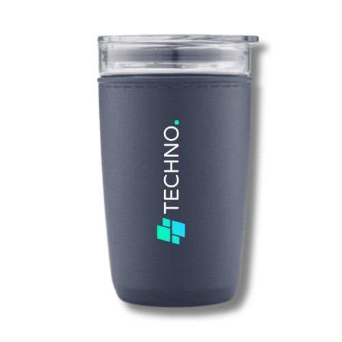 Premium Glass Tumbler with Recycled Protective Sleeve