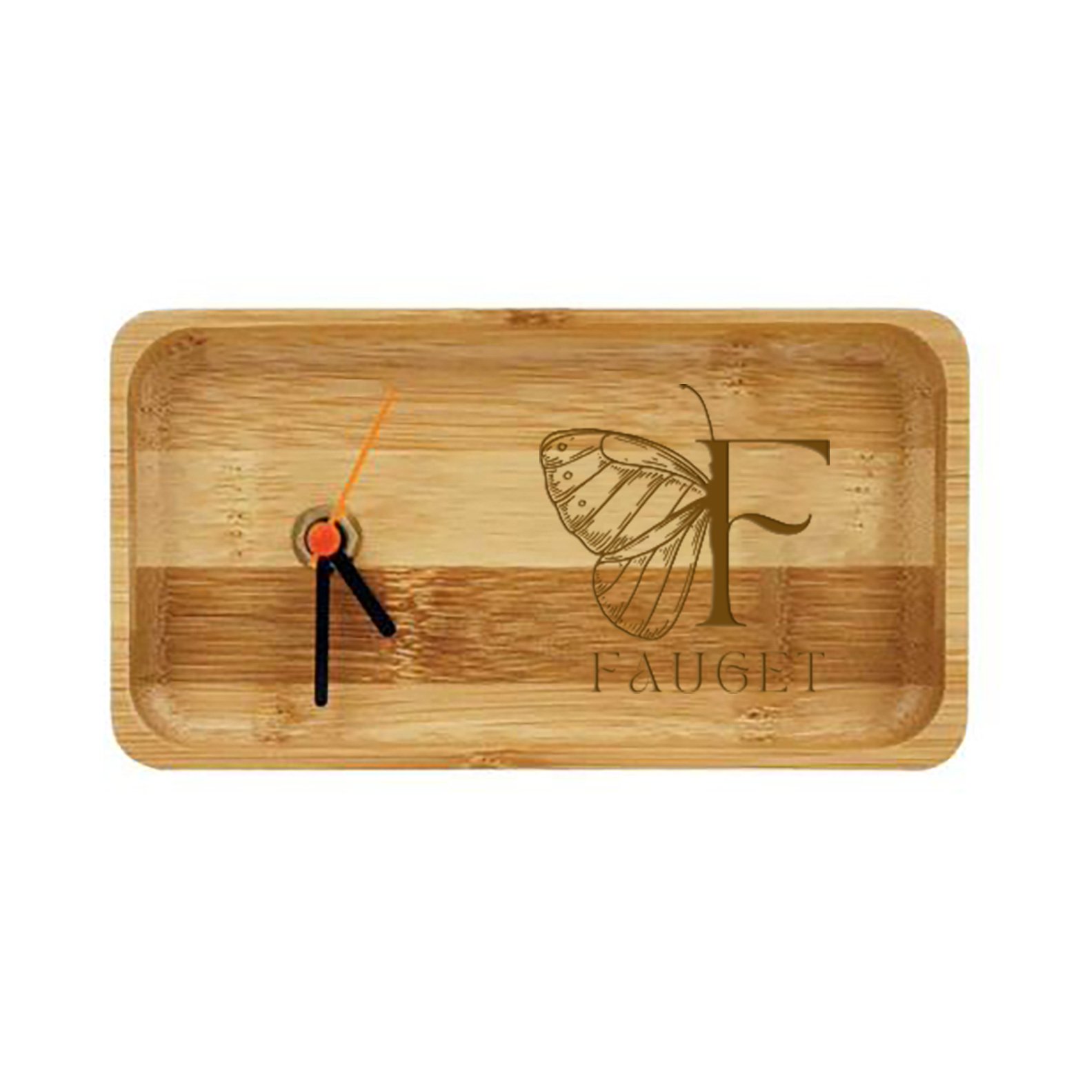 Eco-Friendly Bamboo Desk Clock