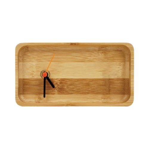 Eco-Friendly Bamboo Desk Clock