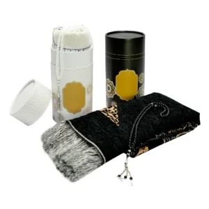 Prayer Mat with Tasbih in Round Box