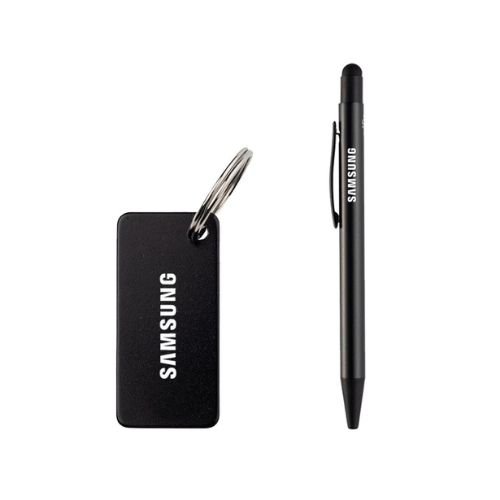 Recycled Aluminium Pen Keychain Gift Set Black | Promotional Gifts Dubai
