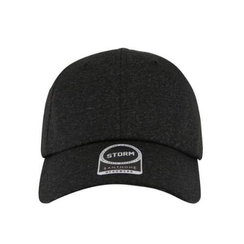 Textured 6-Panel Cap Black | Corporate Gifts uae