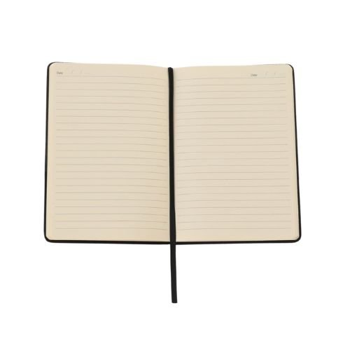 A5 Thermo PU Hard Cover Notebook Black | Promotional Gifts Dubai