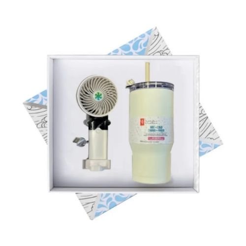 Handheld Fan & 700ml Tumbler Gift Set | Corporate Gifts Dubai