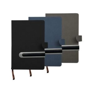 A5 Thick Notebook with Sliding Pen Slot | Corporate Gifts Dubai