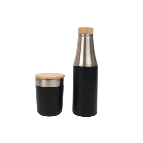 Bottle and Tumbler Gift Set Black | Corporate Gifts Supplier in Dubai