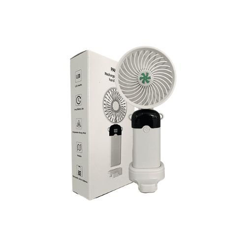 Portable 5-Speed Handheld Fan with Phone Stand | Corporate Gifts Dubai
