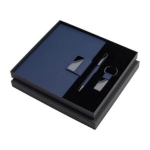 Notebook Keychain Pen Gift Set Blue | Corporate Gifts Dubai