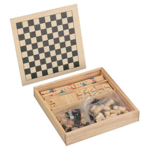 4-in-1 Wooden Games Box | Corporate Gifts Dubai