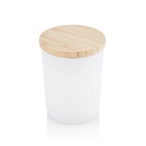 Arabic Oudh Scented Glass Candle White | Promotional Gifts Dubai