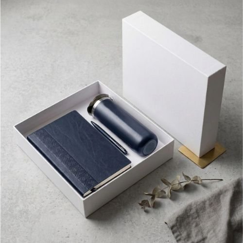 3-Piece Corporate Gift Set with Tumbler Notebook & Pen | Promotional Gifts Dubai