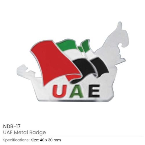 UAE Map Shape Flag Badge | Promotional Gifts Dubai