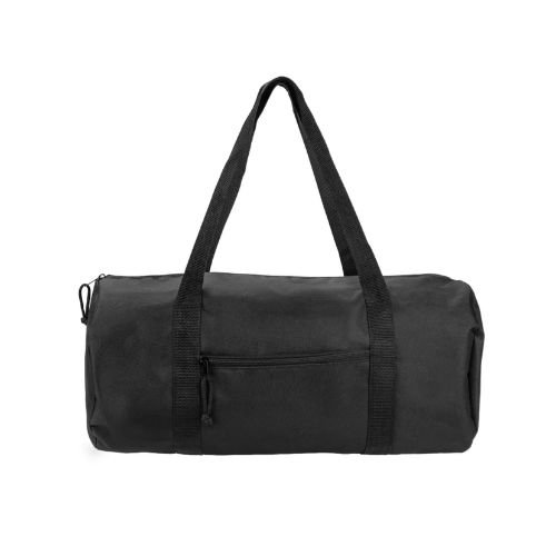 Black Polyester Duffle Gym Bag | Corporate Gifts Dubai