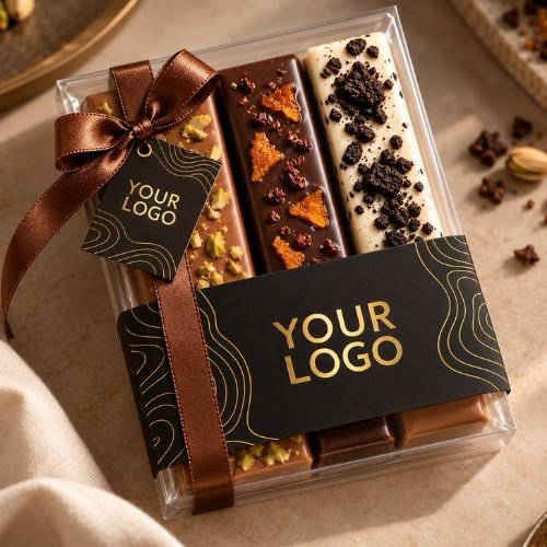 Customized Chocolate Packaging with Company Logo | Corporate Gifts Supplier Dubai