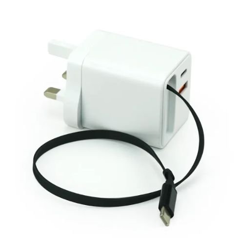 80W GaN Fast Charger with Type-C Cable | Corporate Gifts Supplier Dubai