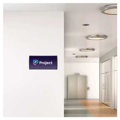 Aluminum Wall Sign Holder Black | Corporate Gifts in Dubai
