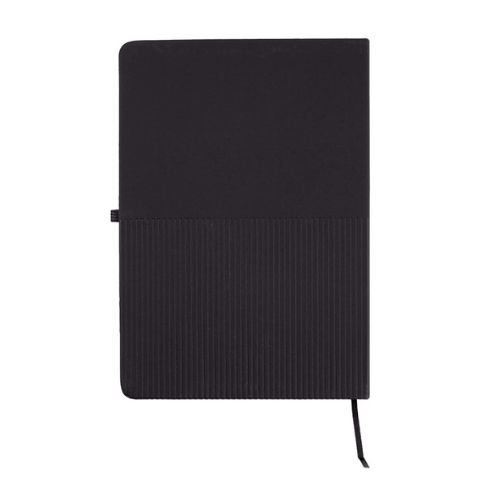 A5 Hardcover Notebook with Metal Plate Black | Corporate Gifts Supplier Dubai