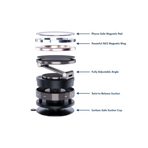 360° Rotatable Magnetic Car Phone (4)