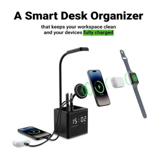 Multi-Functional Desk Lamp with Wireless Charger | Corporate Gifts in Dubai